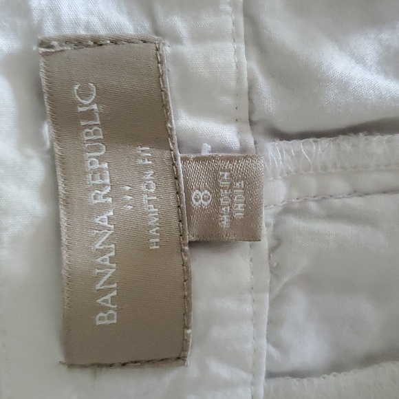 Banana Republic Hampton Eyelet Textured Shorts White Sz: 8, EUC - Picture 4 of 8